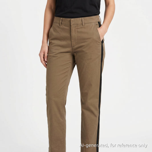 Christian Dior Side Stripe Chino Pants Size 46 Khaki/Black