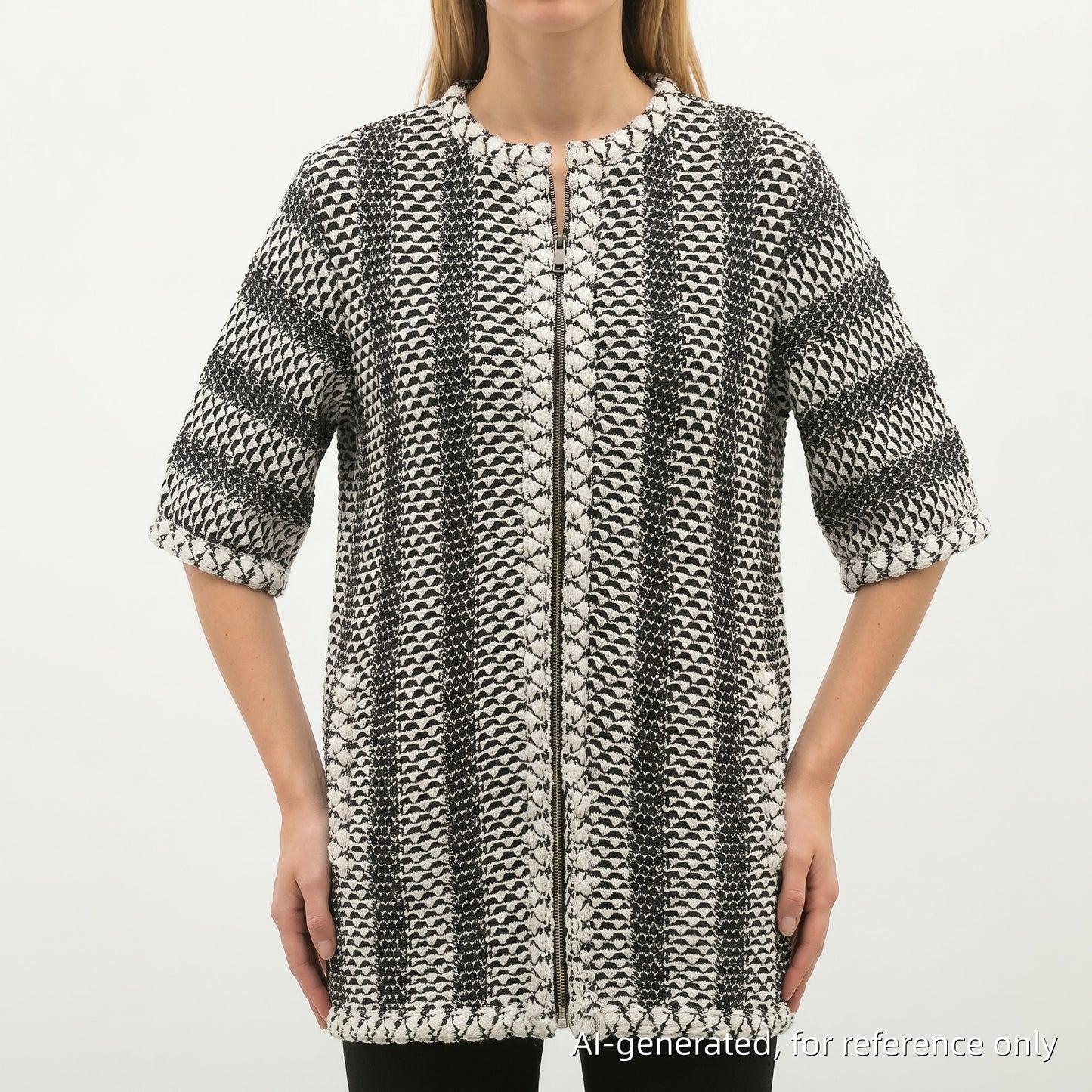 Chanel Tweed Knit Cardigan Size 38