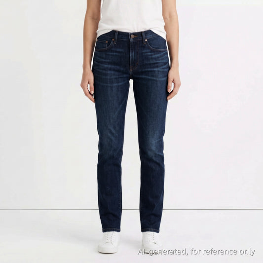 Ami Paris Blue Straight-Leg Denim Jeans Size 29