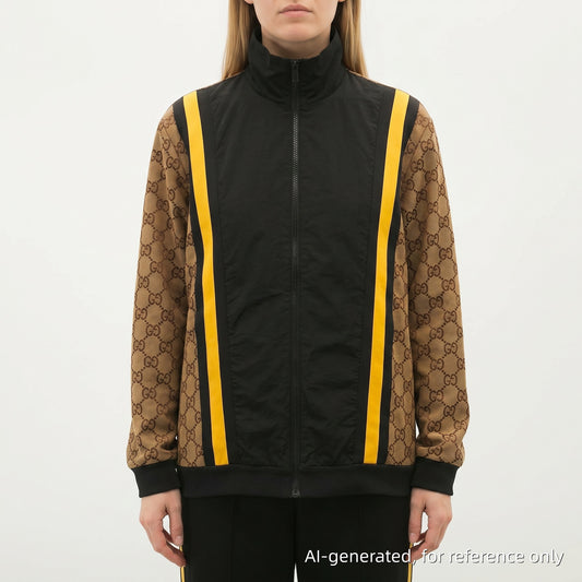 Gucci GG Supreme Eagle Print Track Jacket Size XL