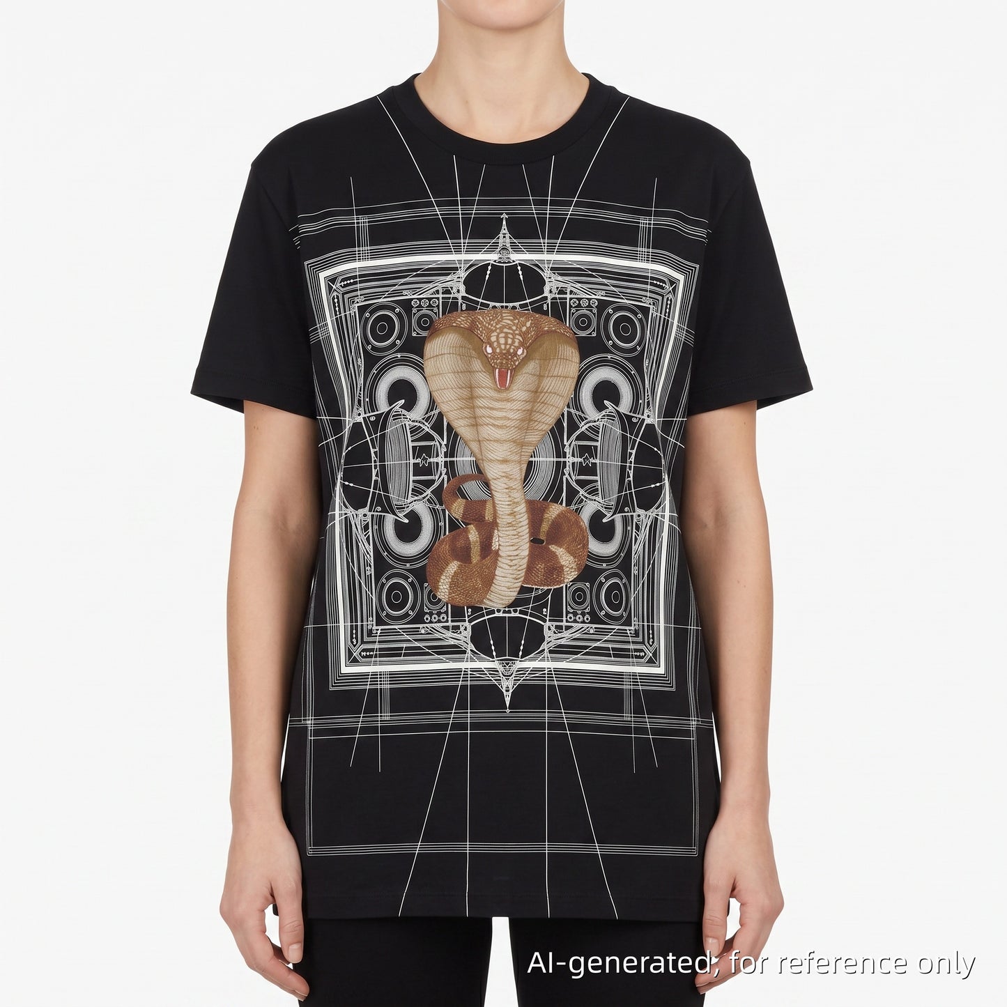 Givenchy Cobra Print T-Shirt Size XS