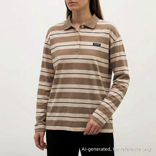 Miu Miu Striped Polo Sweater Size S