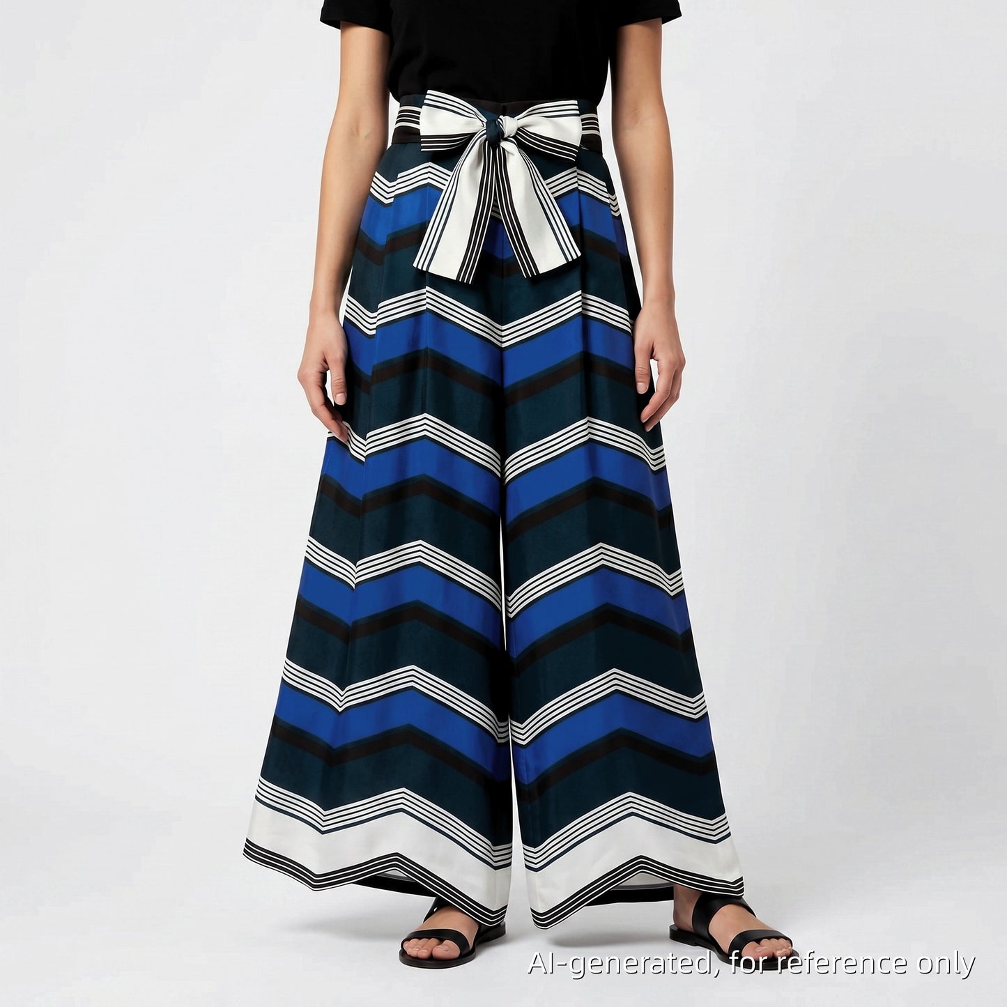 Fendi Striped Midi Pants Size 38