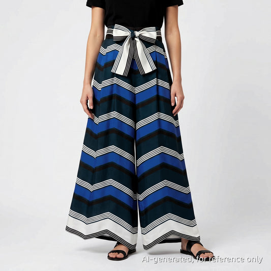 Fendi Striped Midi Pants Size 38