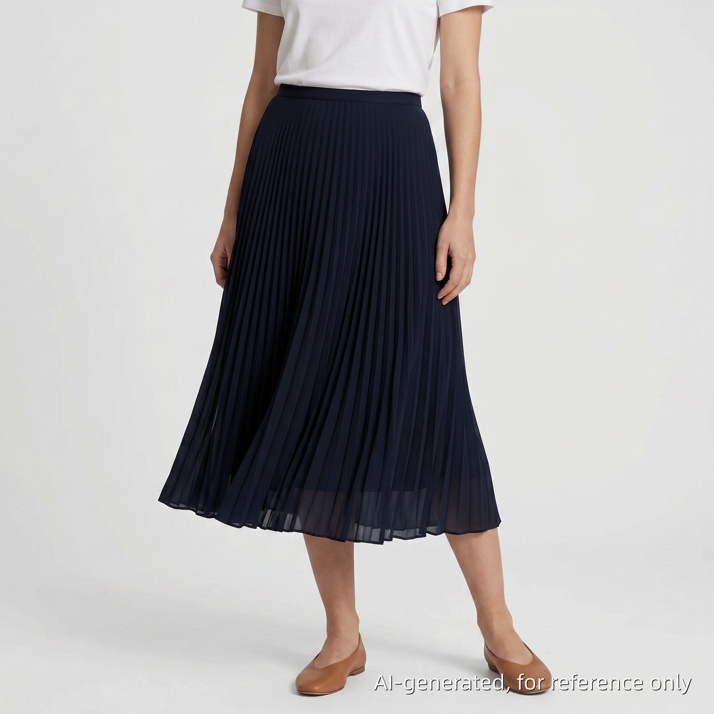 Vince Navy Blue Pleated Wide Leg Trousers Size 2