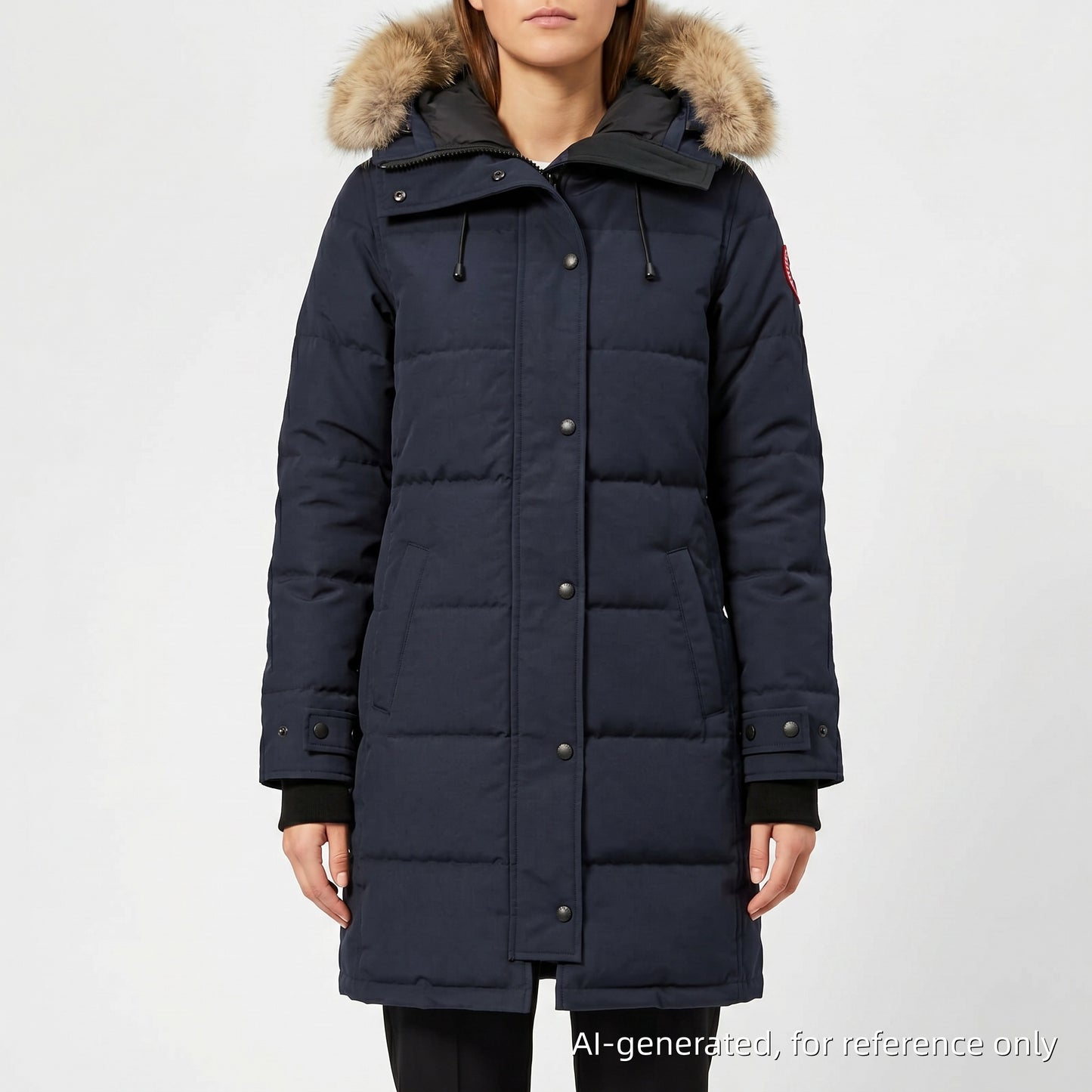 Canada Goose Long Down Parka Coat Size 2XS Black