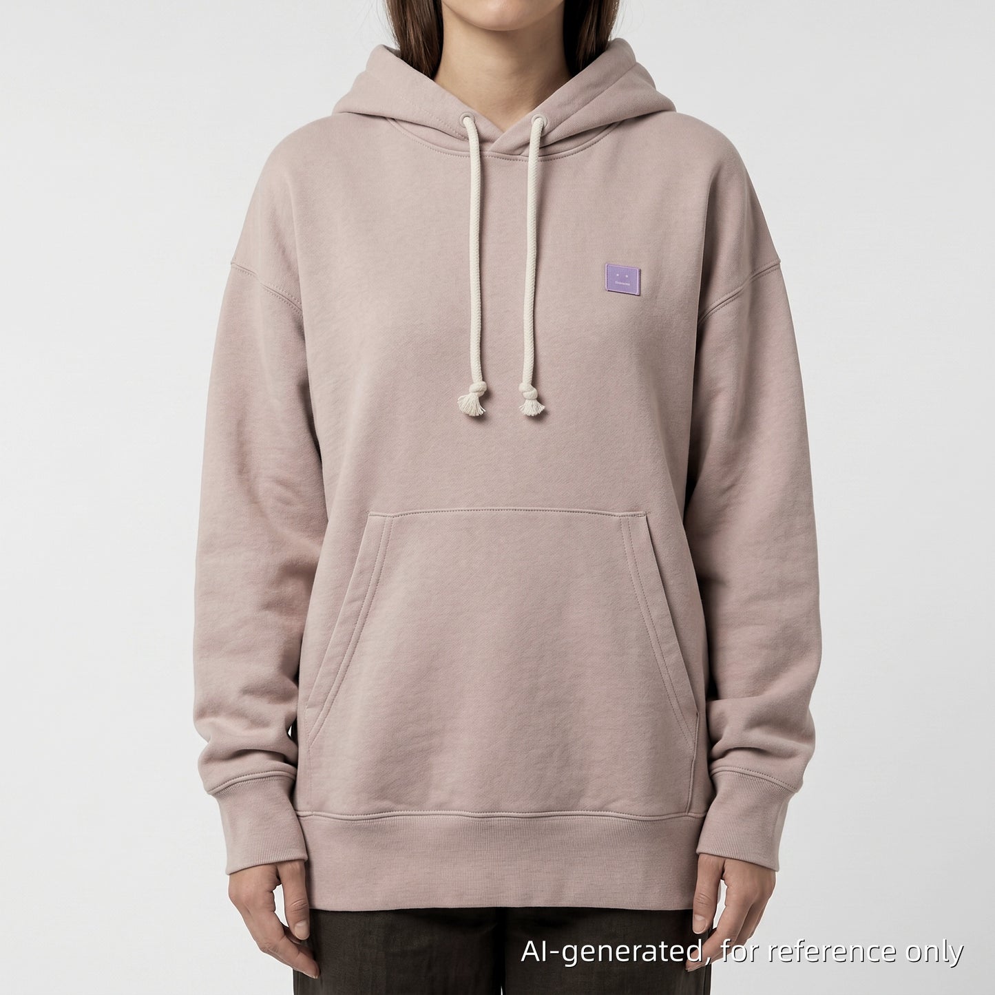 Acne Studios Pink Soft Cotton Hoodie