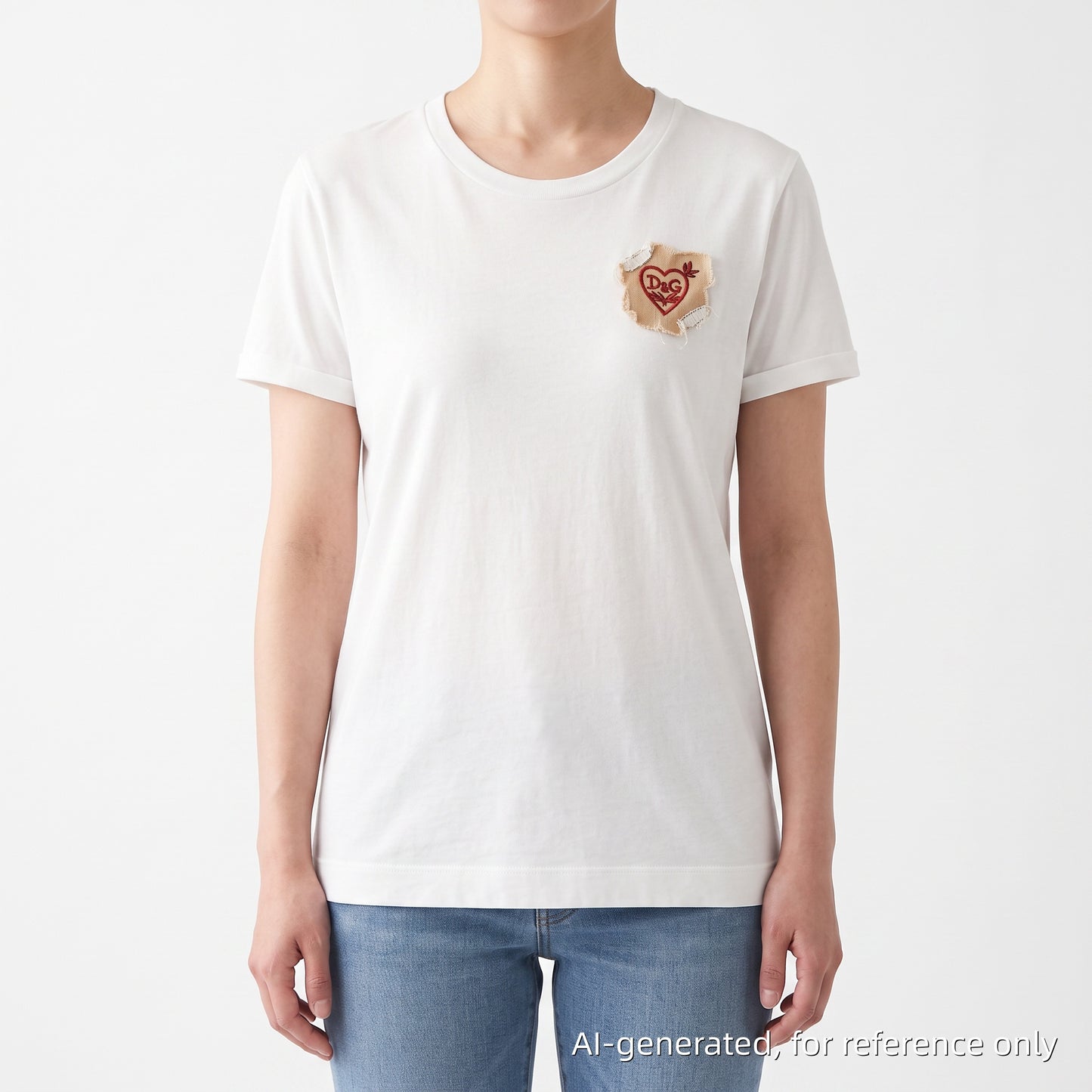 Dolce & Gabbana White Short Sleeve T‑Shirt