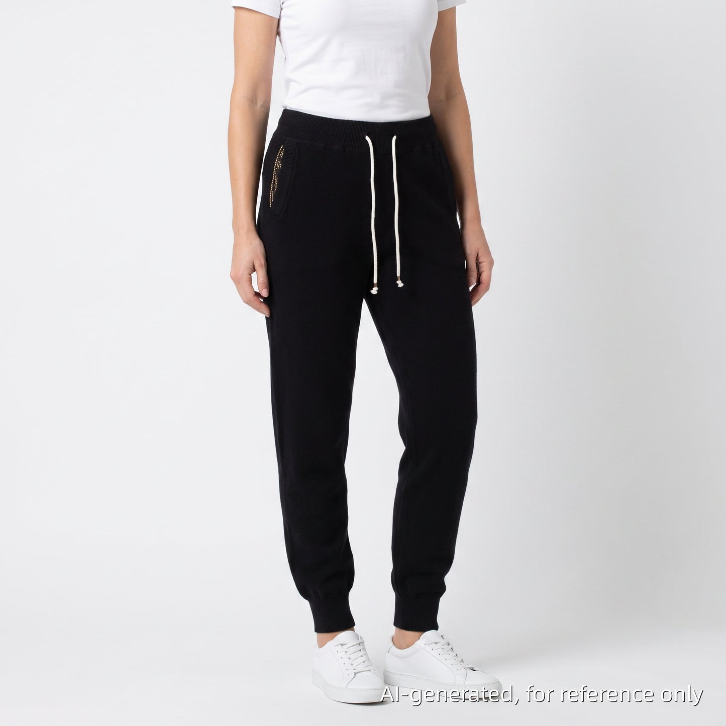 Louis Vuitton Black Knit Jogger Pants Size M