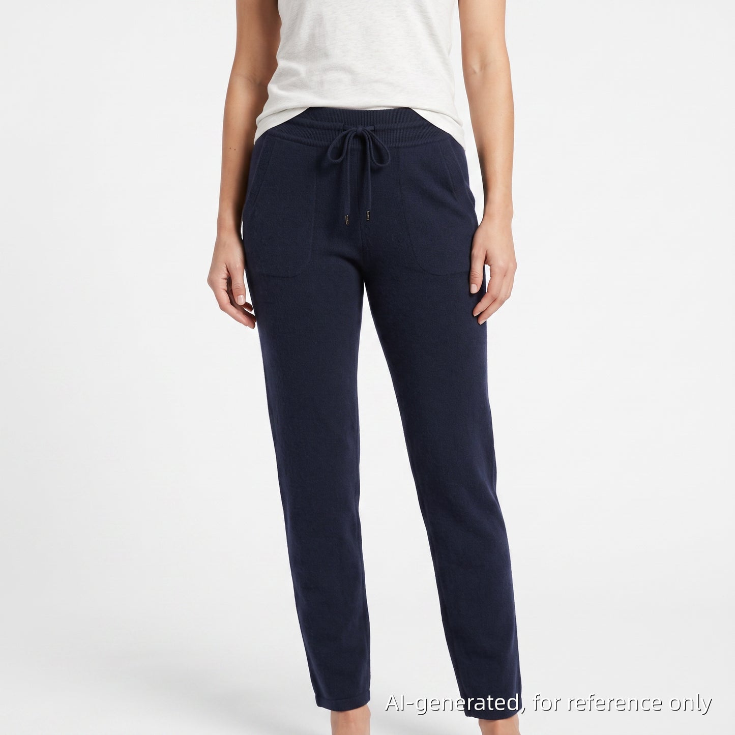 Loro Piana Indigo Knit Casual Pants Size 42