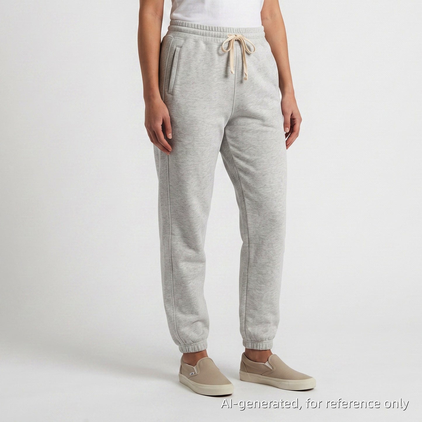 Miu Miu Light Grey Drawstring Jogger Sweatpants Size 40S