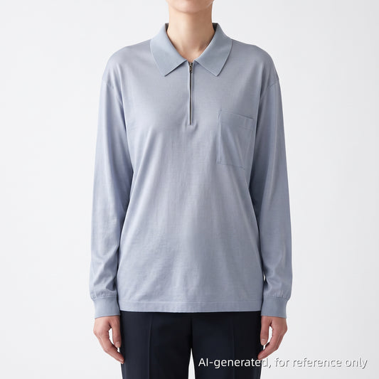 Lanvin Dusty Blue Long Sleeve Shirt Size XL