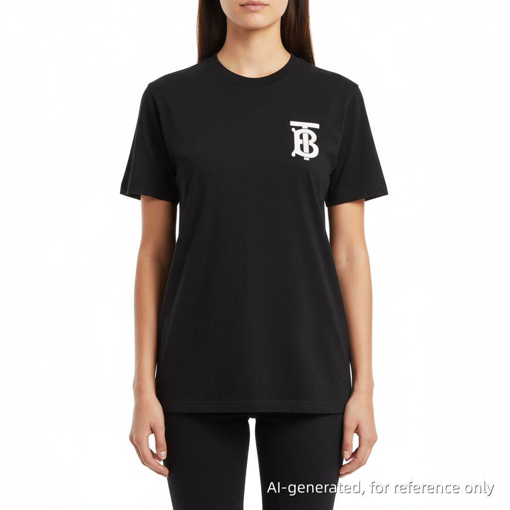 Burberry TB Monogram Logo Cotton T-Shirt