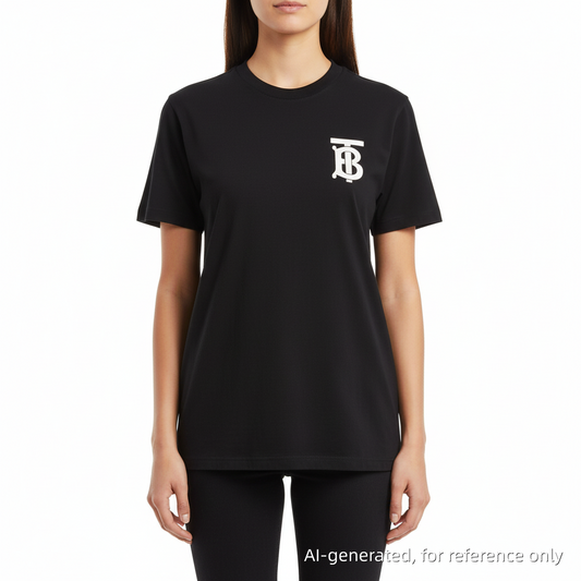 Burberry TB Monogram Logo Cotton T-Shirt